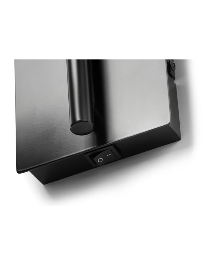 Stratton Matt Black Swing Arm Switched Wall Light with Matching Shade Stratton Matt Black Swing Arm Switched Wall Light with Matching Shade