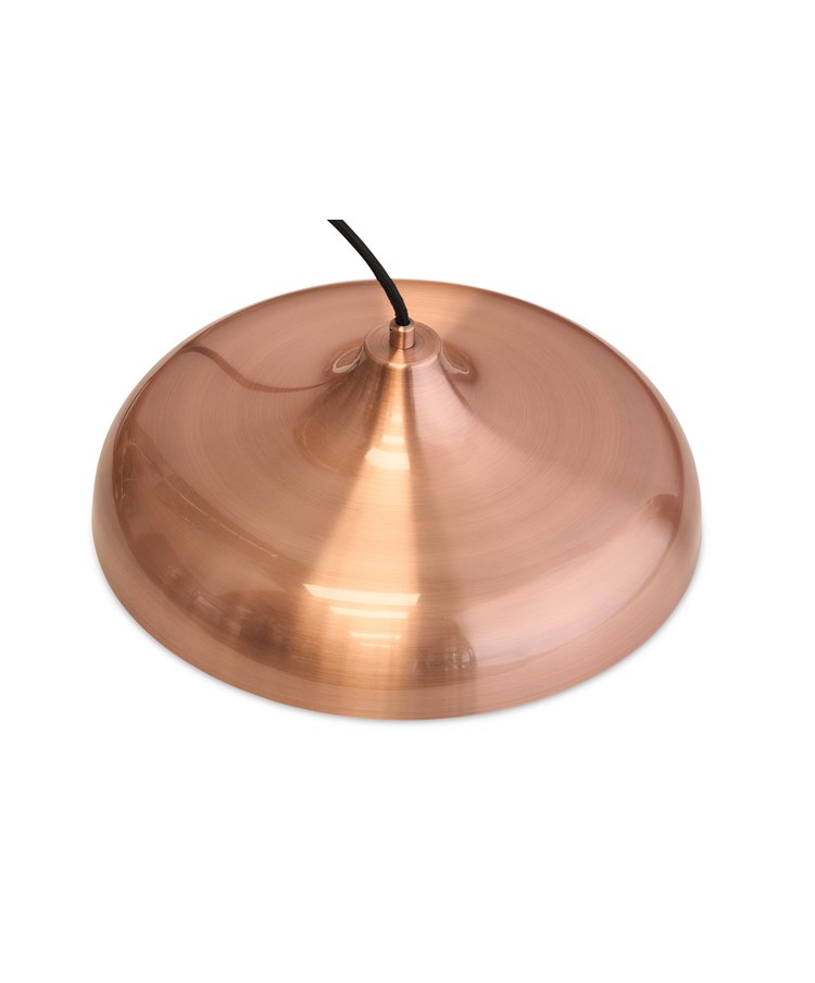 Glendon Industrial Style Ceiling Pendant Light - Brushed Copper
