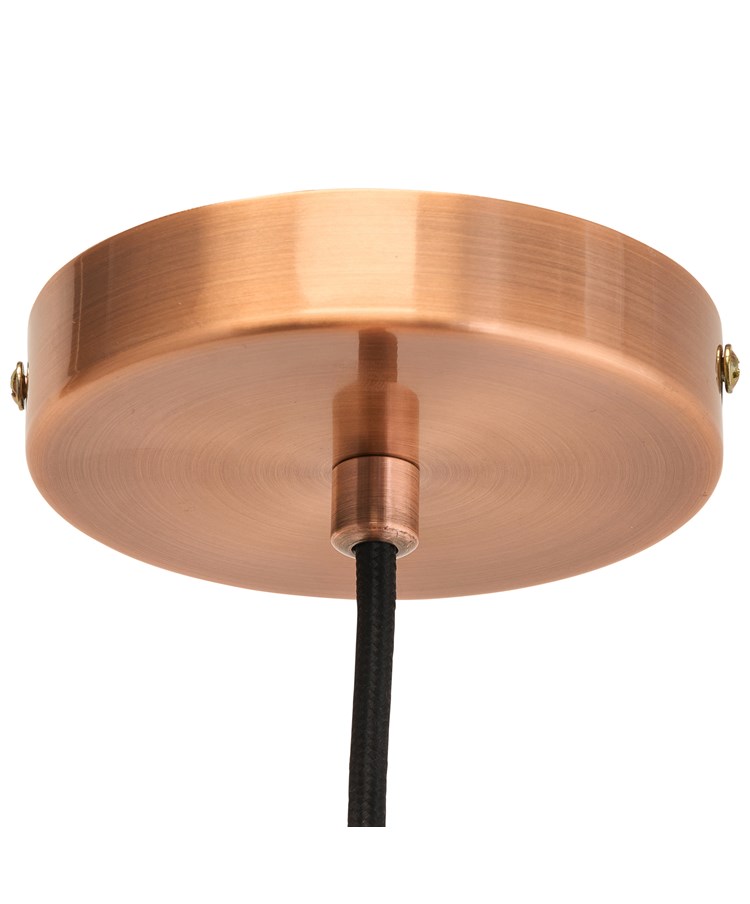 Glendon Industrial Style Ceiling Pendant Light - Brushed Copper