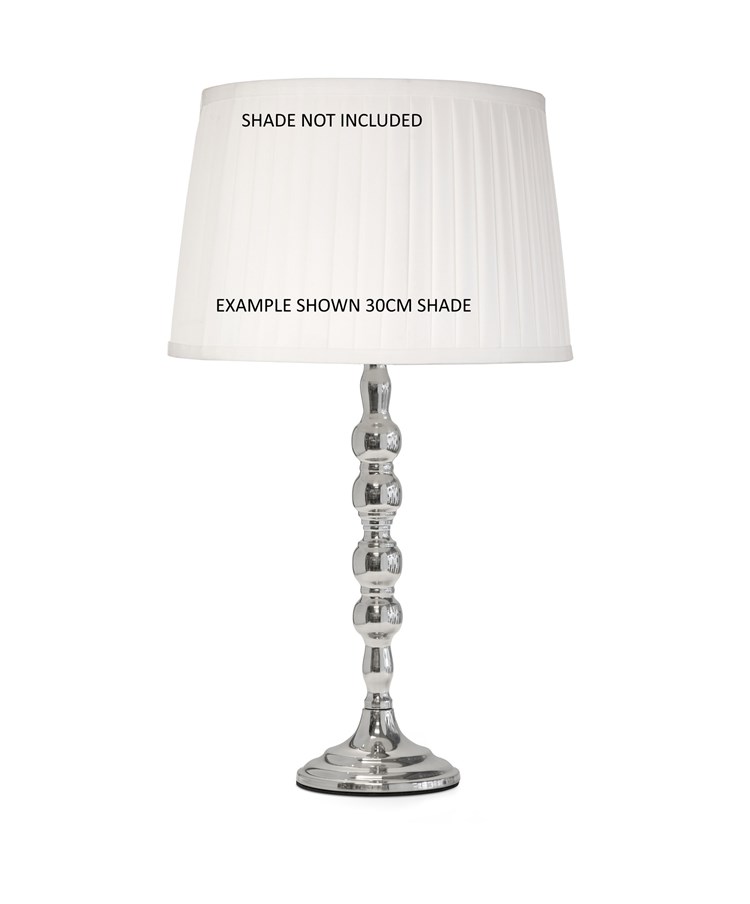 Bergen Silver Table Lamp Base