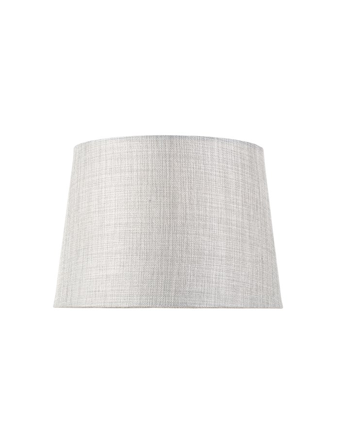 Bergen Slimline Silver Chrome Candlestick Table Lamp with Grey Linen Shade Bergen Slimline Silver Chrome Candlestick Table Lamp with Grey Linen Shade