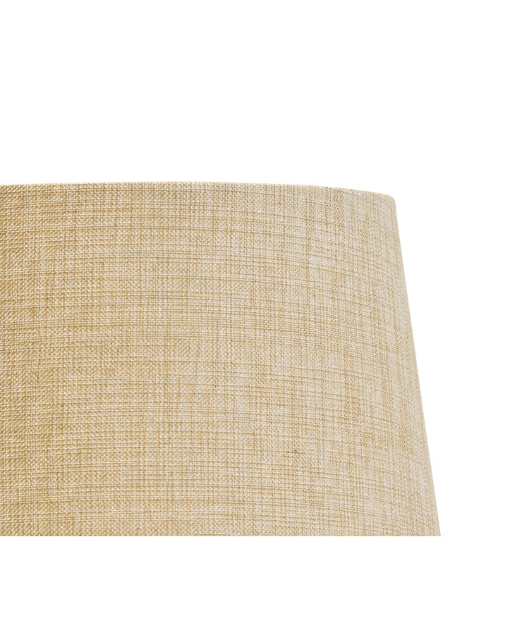 Arezo Gold Table Lamp with Beige Linen Shade Arezo Gold Table Lamp with Beige Linen Shade