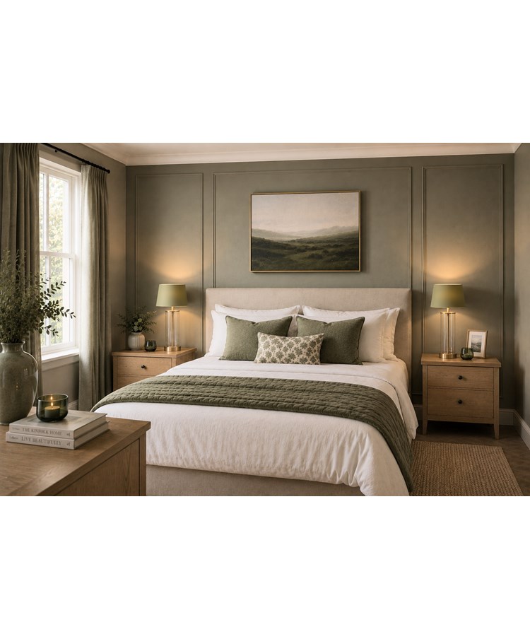 Arezo Gold Table Lamps with Green Gold Lined Shade (Pair) Arezo Gold Table Lamps with Green Gold Lined Shade (Pair)