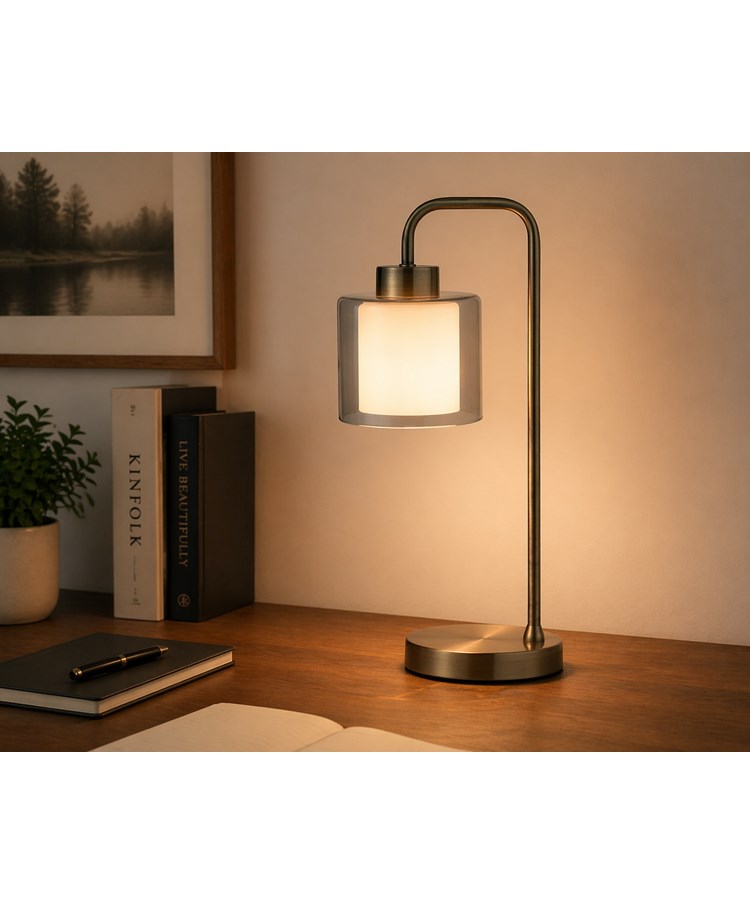 Lulworth Antique Brass Table Lamp Lulworth Antique Brass Table Lamp