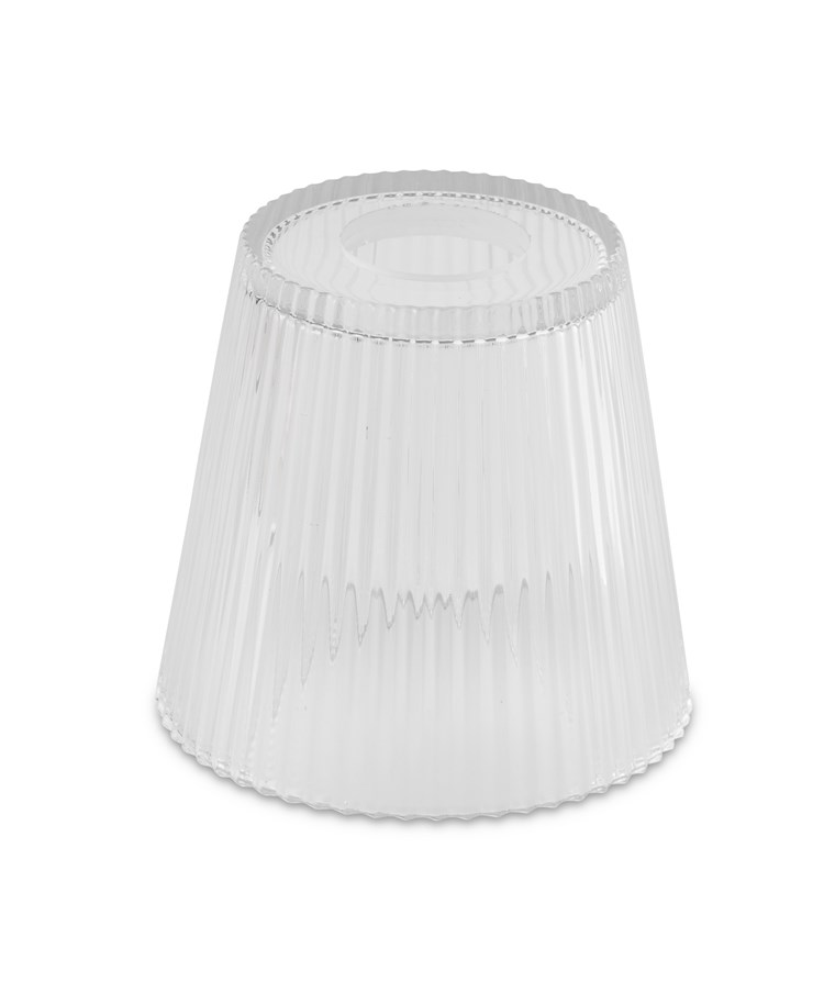 Antique Arch Table Lamp with Mandalay Ribbed Clear Glass Shade Antique Arch Table Lamp with Mandalay Ribbed Clear Glass Shade