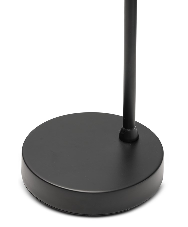 Arch Black Vintage Industrial Table Lamp with Jasmin Opal Glass Shade Arch Black Vintage Industrial Table Lamp with Jasmin Opal Glass Shade