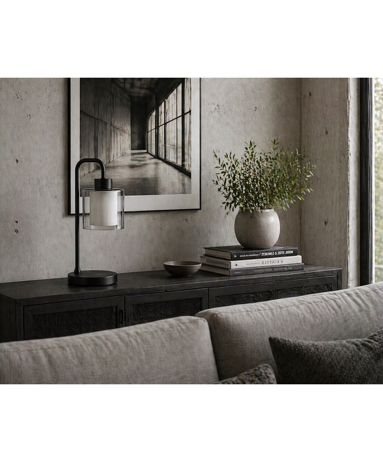 Lulworth Black Arch Table Lamp