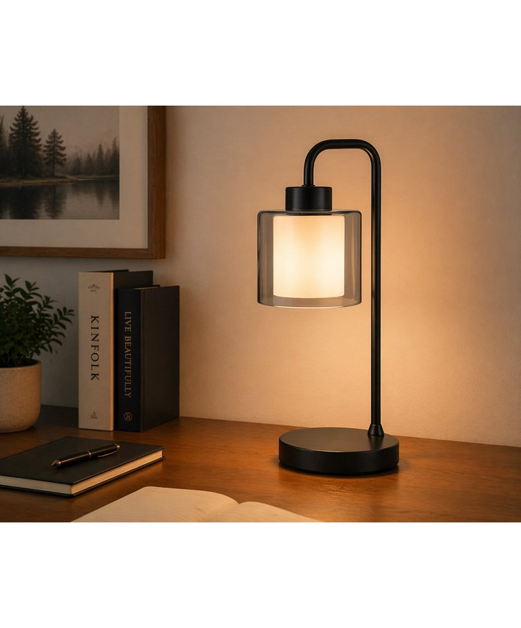 Lulworth Black Arch Table Lamp