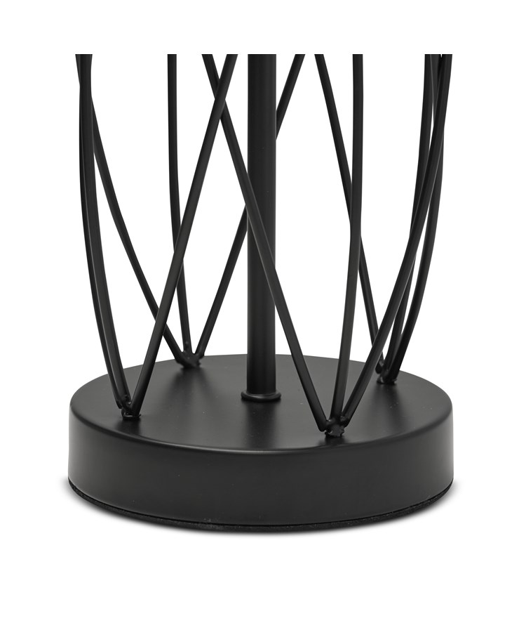 Ashleigh Black (No Glass) Table Lamp with Juniper Blue Shade Ashleigh Black (No Glass) Table Lamp with Juniper Blue Shade