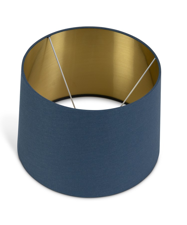 Ashleigh Black (No Glass) Table Lamp with Juniper Blue Shade Ashleigh Black (No Glass) Table Lamp with Juniper Blue Shade