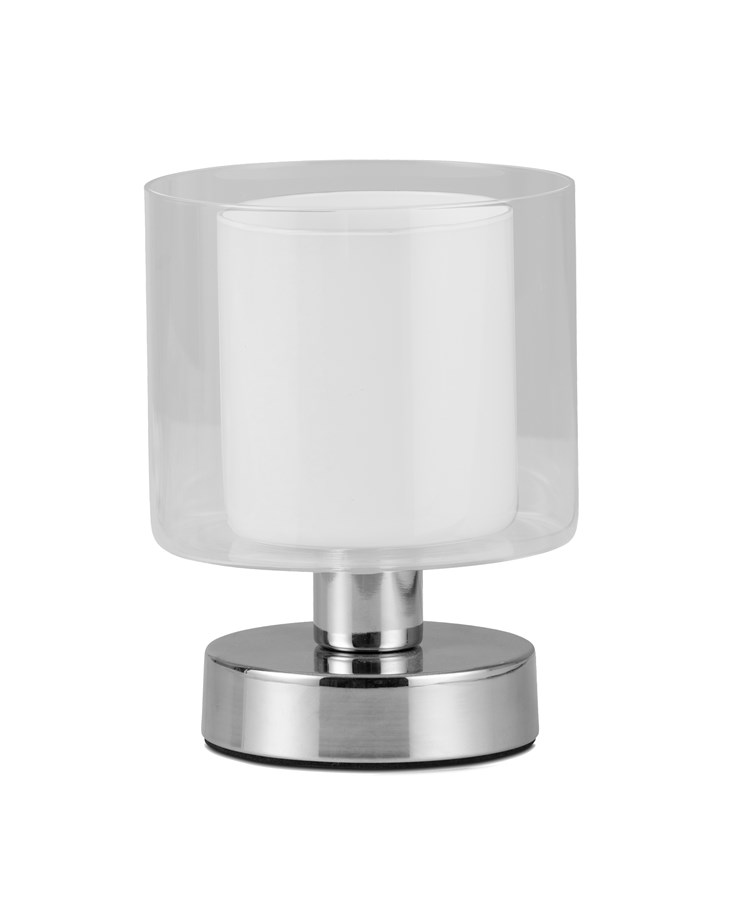 Lulworth Chrome Plinth Table Lamp