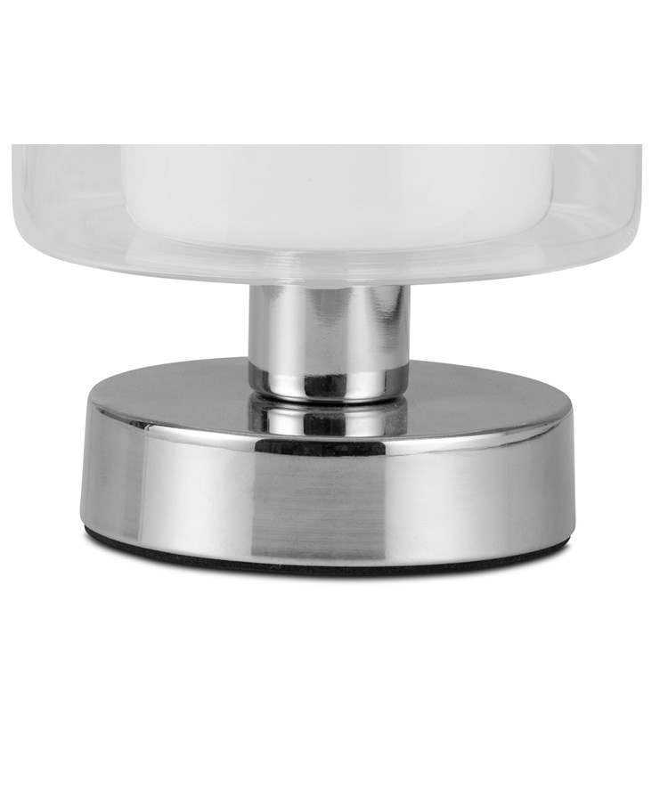 Lulworth Chrome Plinth Table Lamp Lulworth Chrome Plinth Table Lamp