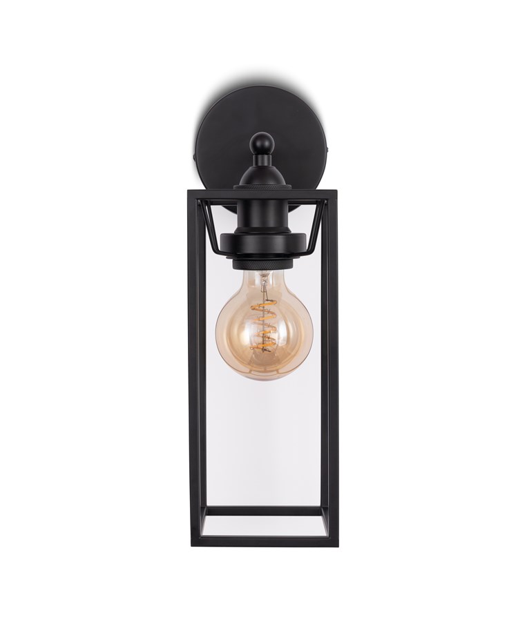 Quattro Modern Matt Black Frame Wall Light Quattro Modern Matt Black Frame Wall Light