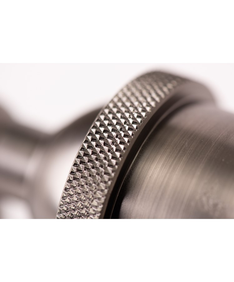 Echo Pewter Wall Light with Smoked Ribbed Glass Echo Pewter Wall Light with Smoked Ribbed Glass