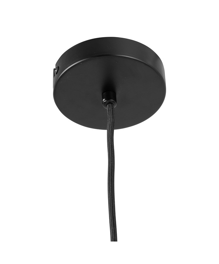 Lyon 30cm Flat Wire Mat Black Shade with Black Suspension Lyon 30cm Flat Wire Mat Black Shade with Black Suspension