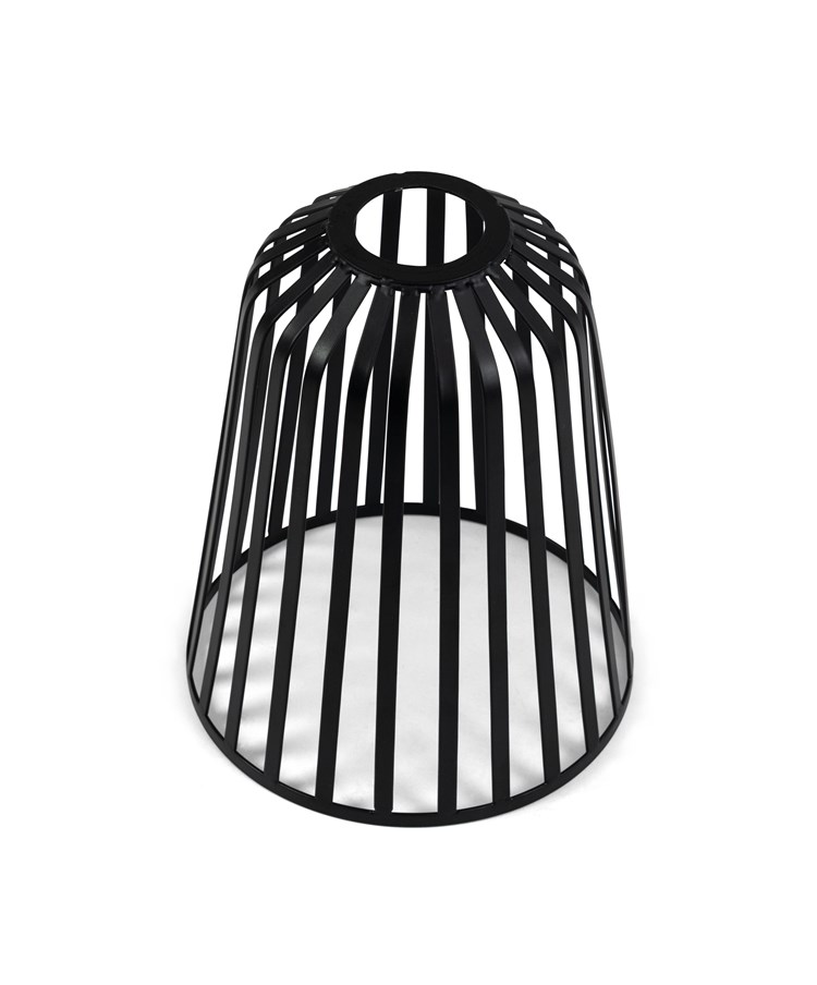 Lyon 16cm Flat Wire Mat Black Shade with Black Suspension Lyon 16cm Flat Wire Mat Black Shade with Black Suspension