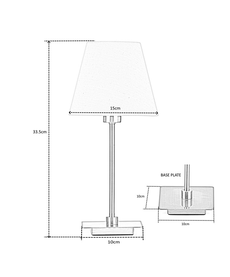 Darwen Square Stick Antique Brass Table Lamp with Natural Linen Shade Darwen Square Stick Antique Brass Table Lamp with Natural Linen Shade
