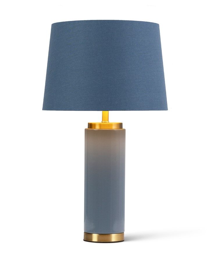 Cylinder Juniper Blue / Gold Effect with Blue Shade Cylinder Juniper Blue / Gold Effect with Blue Shade