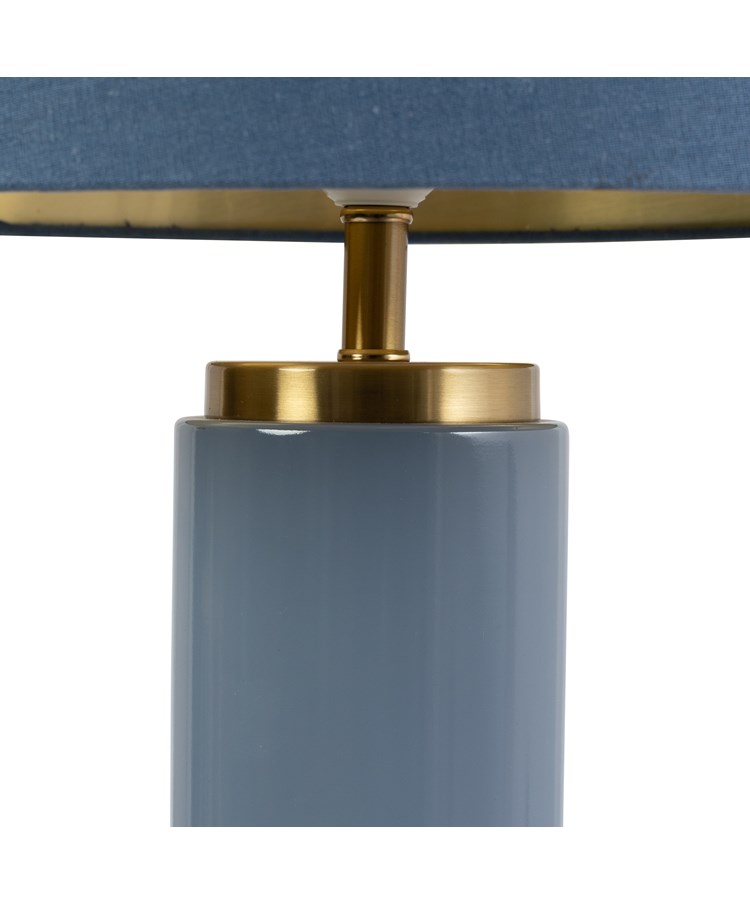 Cylinder Juniper Blue / Gold Effect with Blue Shade Cylinder Juniper Blue / Gold Effect with Blue Shade