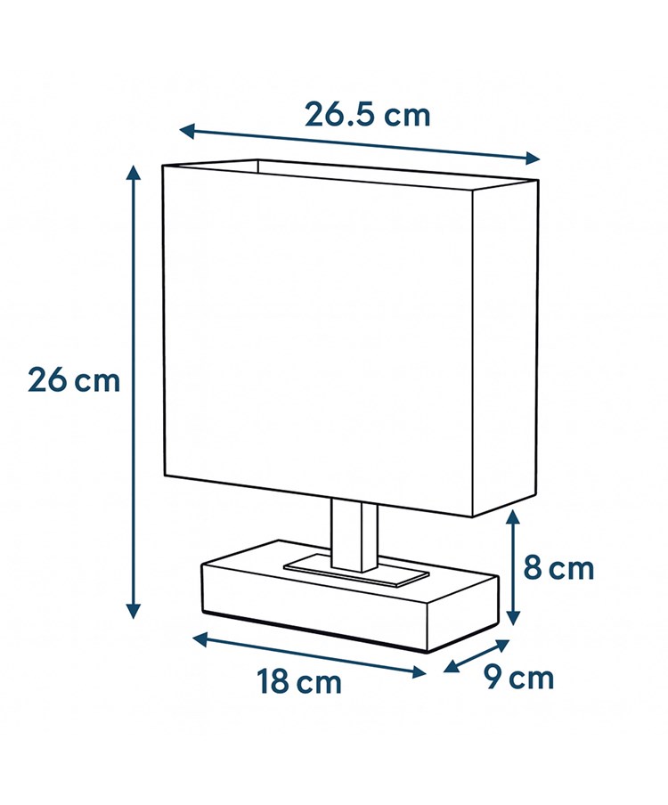 Bloq Antique Rectangle with Grey Shade Bloq Antique Rectangle with Grey Shade
