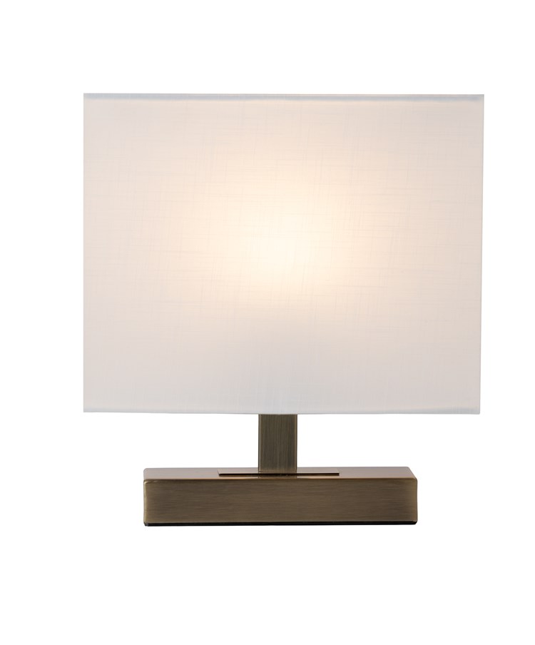 Bloq Antique Rectangle with Ivory Shade Bloq Antique Rectangle with Ivory Shade