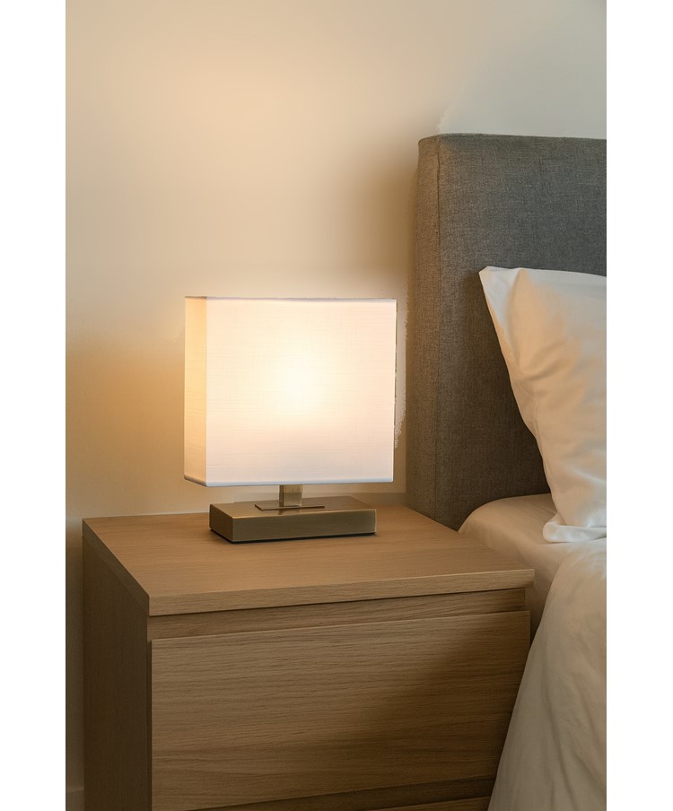 Bloq Antique Rectangle with Ivory Shade Bloq Antique Rectangle with Ivory Shade