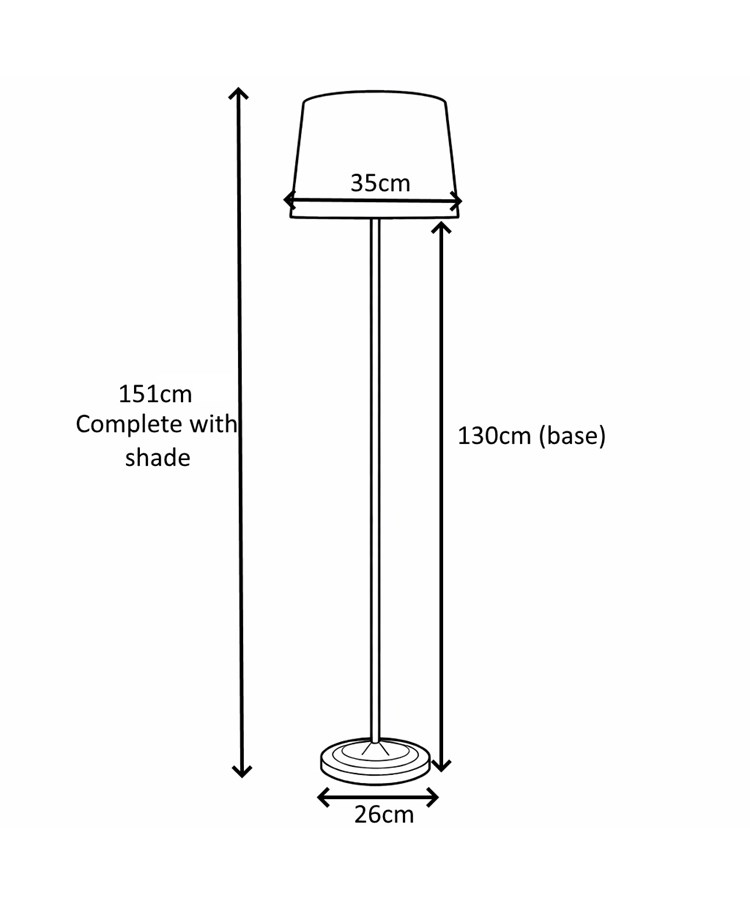 Stockholm Antique Brass Floor Lamp with Gold Linen Shade Stockholm Antique Brass Floor Lamp with Gold Linen Shade