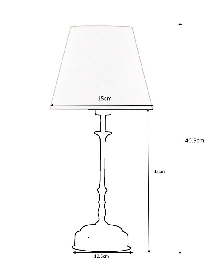 Florence Rechargeable Antique Brass Table Lamp with Natural Linen Shade