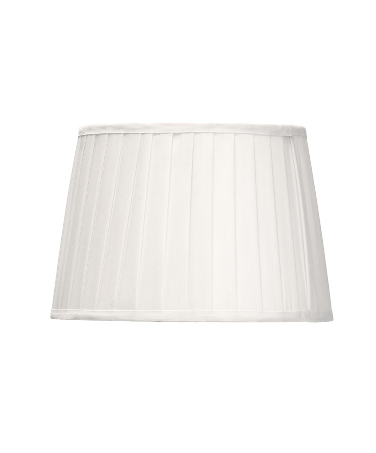 Canon Ball Walnut Print Table Lamp with Pleated Shade