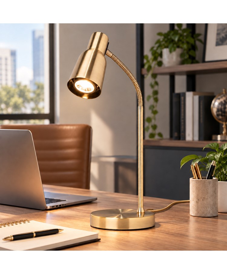 Clarity Antique Brass Reading Lamp Clarity Antique Brass Reading Lamp