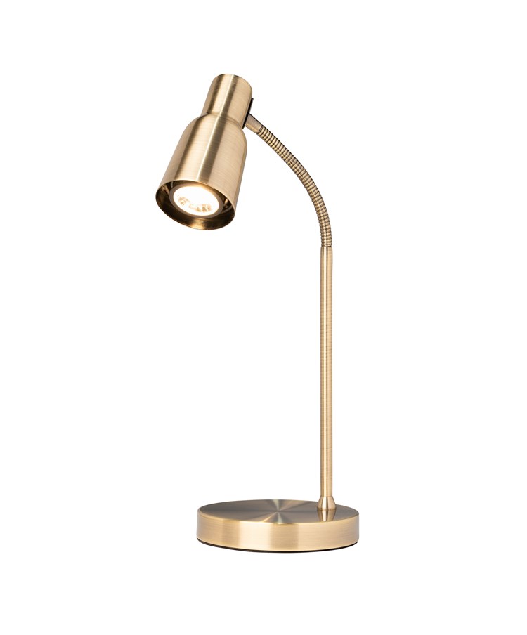 Clarity Antique Brass Reading Lamp