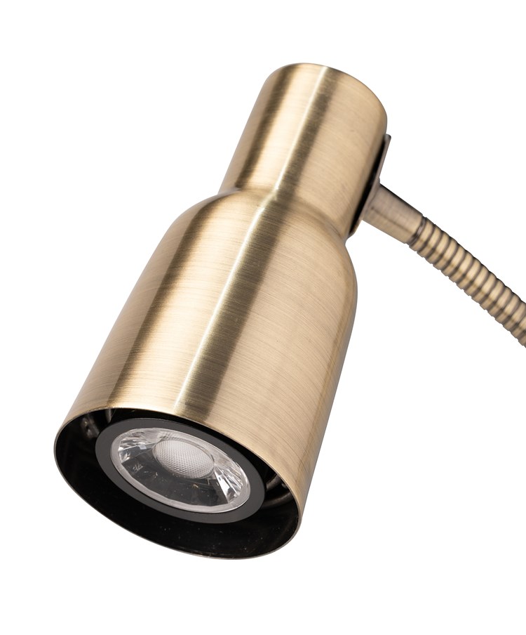 Clarity Antique Brass Reading Lamp Clarity Antique Brass Reading Lamp