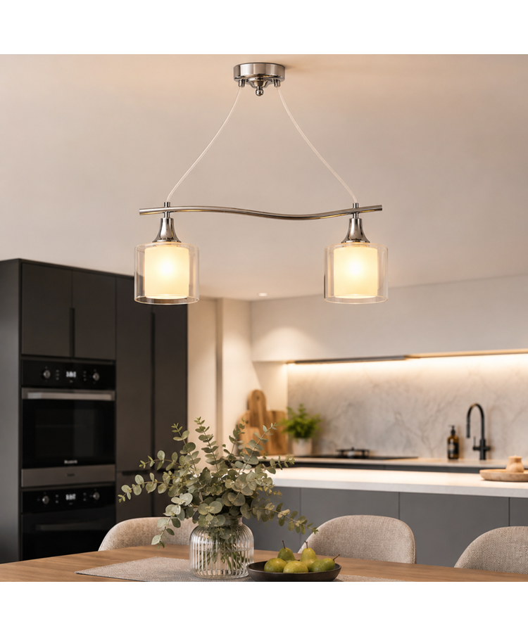 Bardola 2 Light Bar Pendant