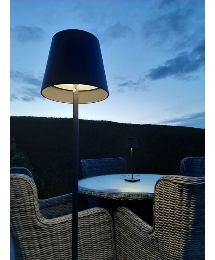 Elipta Modern Rechargeable Battery Outdoor Floor Lamp Tall