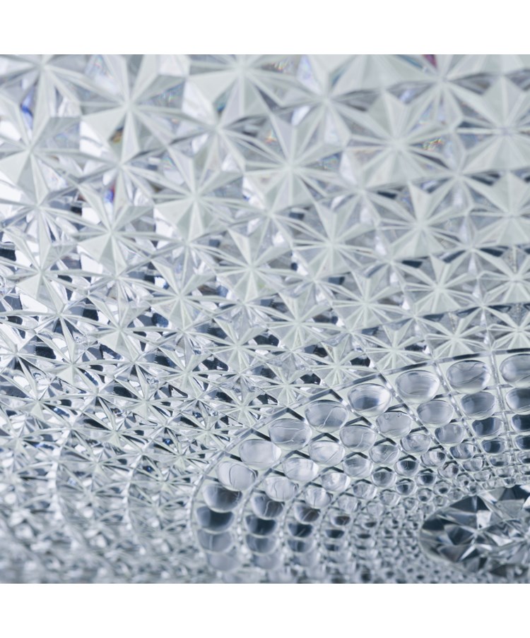 Crystal Ceiling Uplighter - Non Electric Pendant Shade - Easy Fit Light - Glass Crystal Ceiling Uplighter - Non Electric Pendant Shade - Easy Fit Light - Glass