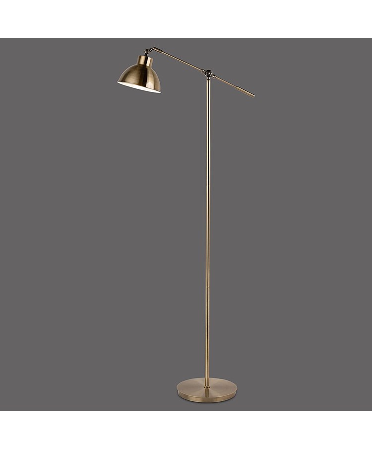 Antique Brass Cantilever Floor Lamp Antique Brass Cantilever Floor Lamp