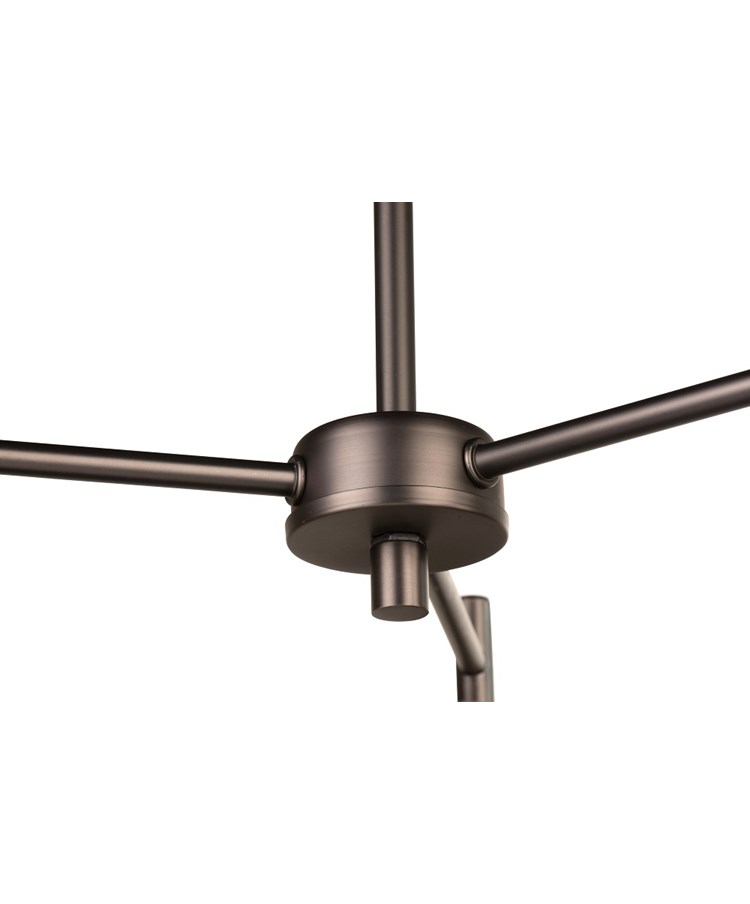 Echo Modern Industrial Style Ceiling 3 Light - Pewter - Clear Glass Shades Echo Modern Industrial Style Ceiling 3 Light - Pewter - Clear Glass Shades