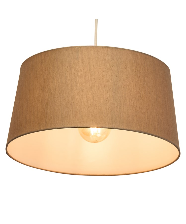 Corsica Mink Large Ceiling Light Lamp Shade - 40cm - Shade Only Corsica Mink Large Ceiling Light Lamp Shade - 40cm - Shade Only