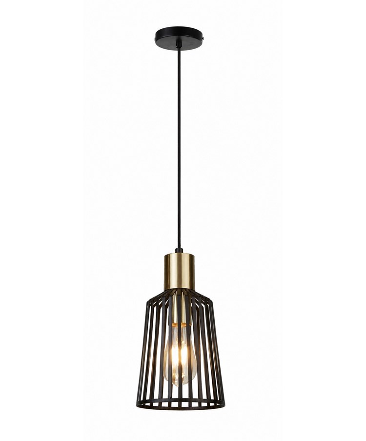 Bird Cage Black and Gold Frame Pendant Light Bird Cage Black and Gold Frame Pendant Light