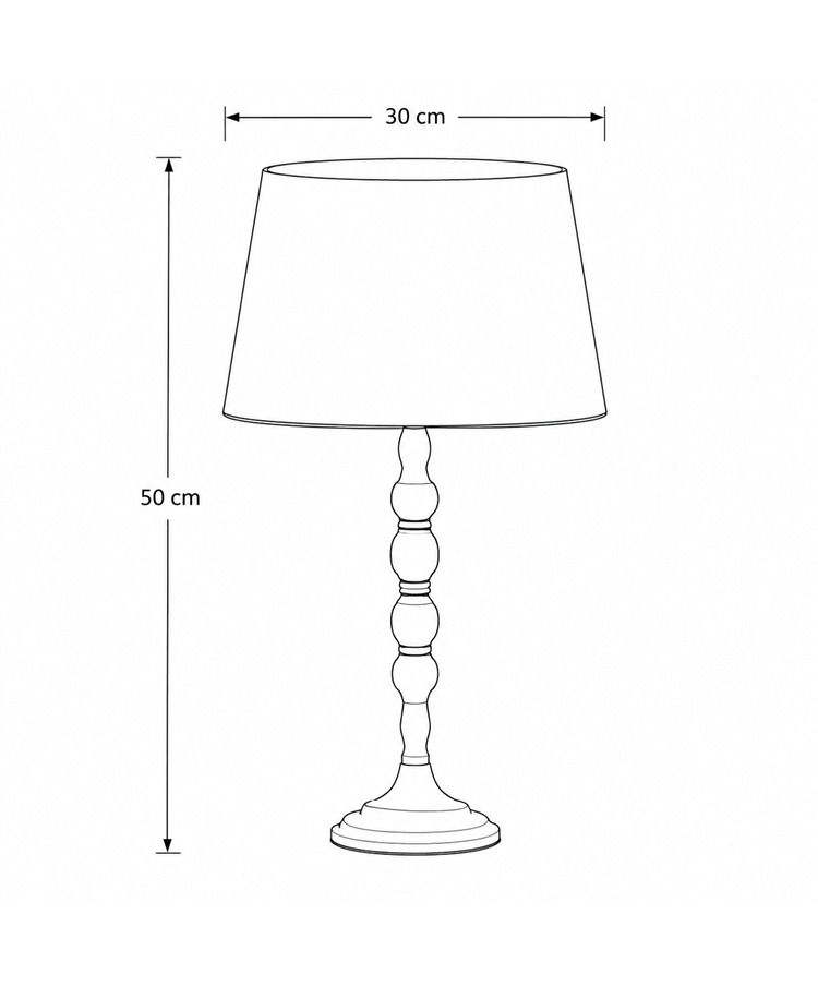 Bergen Antique Table Lamp with Dark Charcoal Shade Bergen Antique Table Lamp with Dark Charcoal Shade