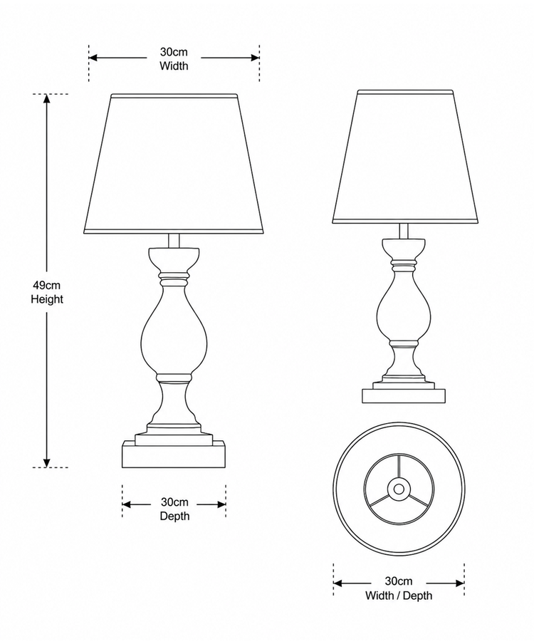 Fengate Stone Effect Grey Table Lamp with Blue Gold Shade Fengate Stone Effect Grey Table Lamp with Blue Gold Shade