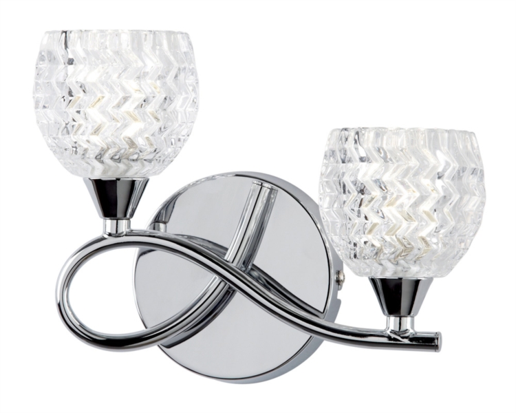 Endon Boyer Left Handed Wall Uplighter - 2 Light Endon Boyer Left Handed Wall Uplighter - 2 Light