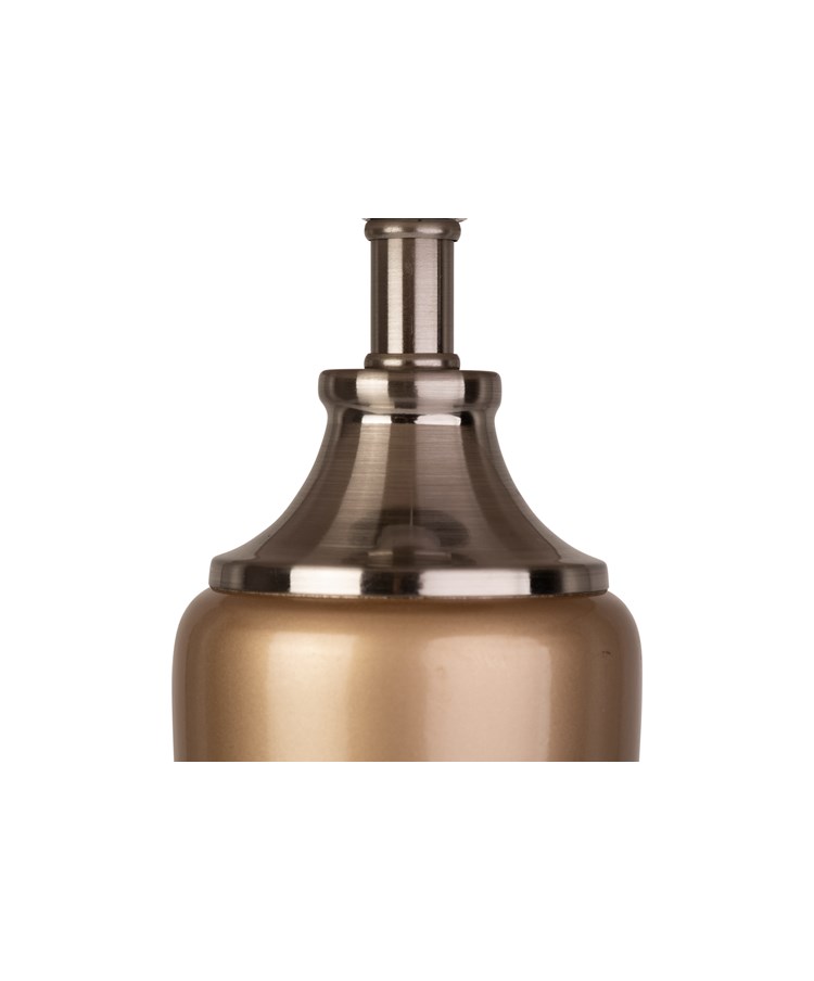 Large Malham Champagne Gold and Silver Classic Ceramic Table Lamp and Shade Large Malham Champagne Gold and Silver Classic Ceramic Table Lamp and Shade