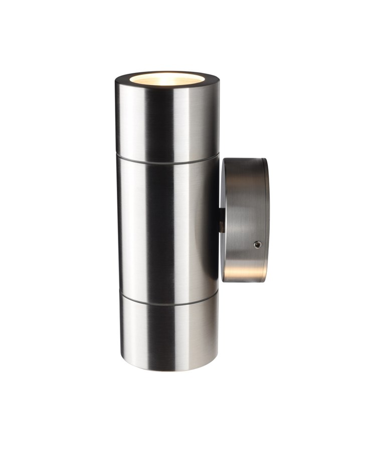 Elipta Compact Up & Down Stainless Steel Outdoor Wall Light Gu10 Elipta Compact Up & Down Stainless Steel Outdoor Wall Light Gu10