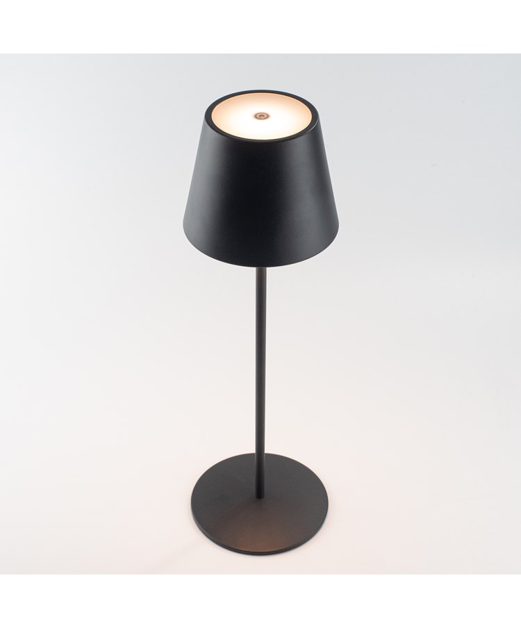 Elipta Rechargeable Battery Outdoor LED Table Lamp - Black Elipta Rechargeable Battery Outdoor LED Table Lamp - Black