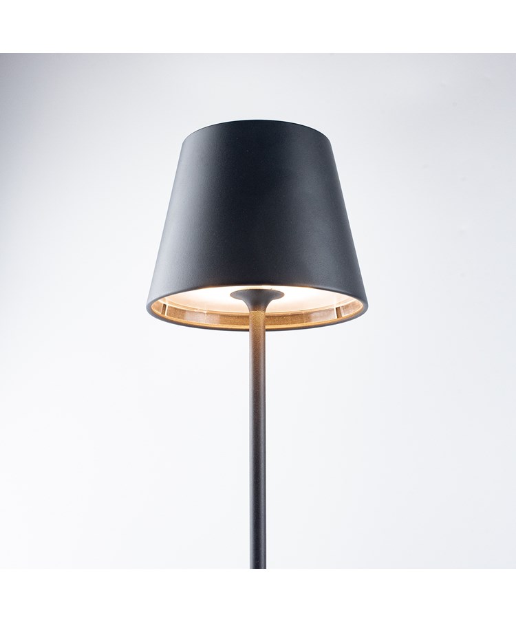 Elipta Rechargeable Battery Outdoor LED Table Lamp - Black Elipta Rechargeable Battery Outdoor LED Table Lamp - Black