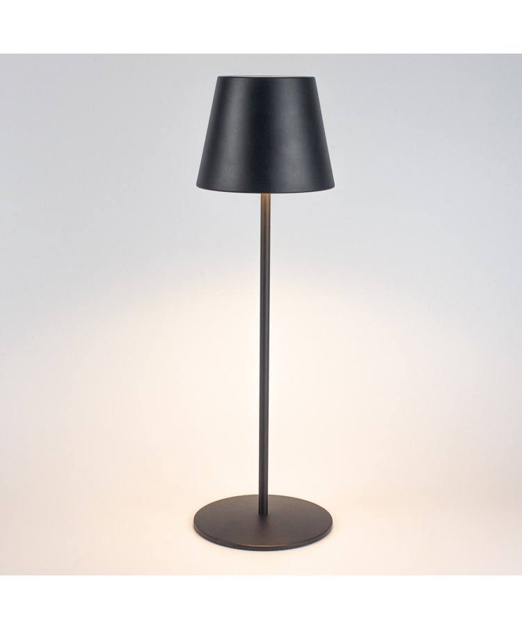 Elipta Rechargeable Battery Outdoor LED Table Lamp - Black Elipta Rechargeable Battery Outdoor LED Table Lamp - Black