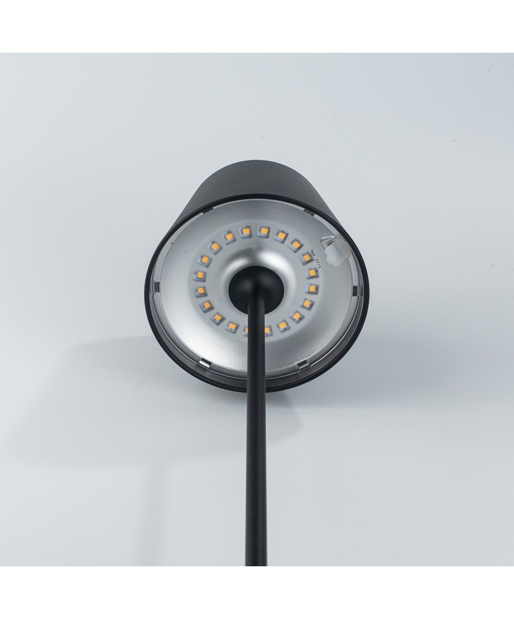 Elipta Rechargeable Battery Outdoor LED Table Lamp - Black Elipta Rechargeable Battery Outdoor LED Table Lamp - Black