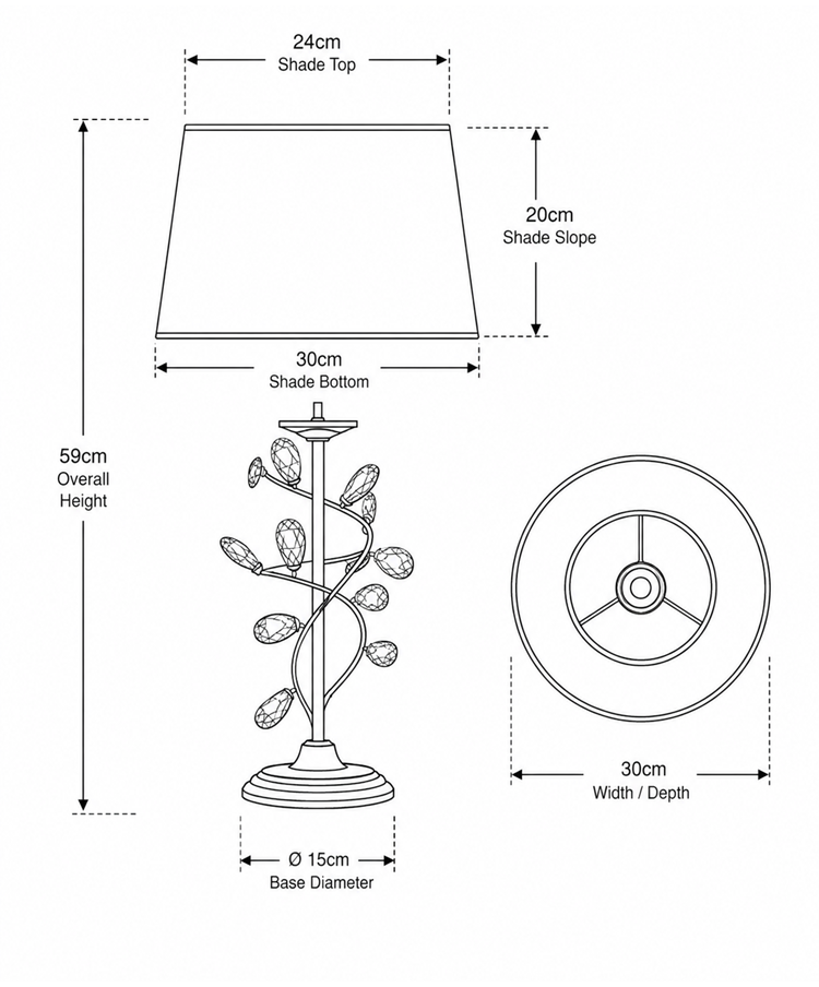 Crystal Glass Leaf Design Modern Chrome Table Lamp with Charcoal Gold Shade Crystal Glass Leaf Design Modern Chrome Table Lamp with Charcoal Gold Shade
