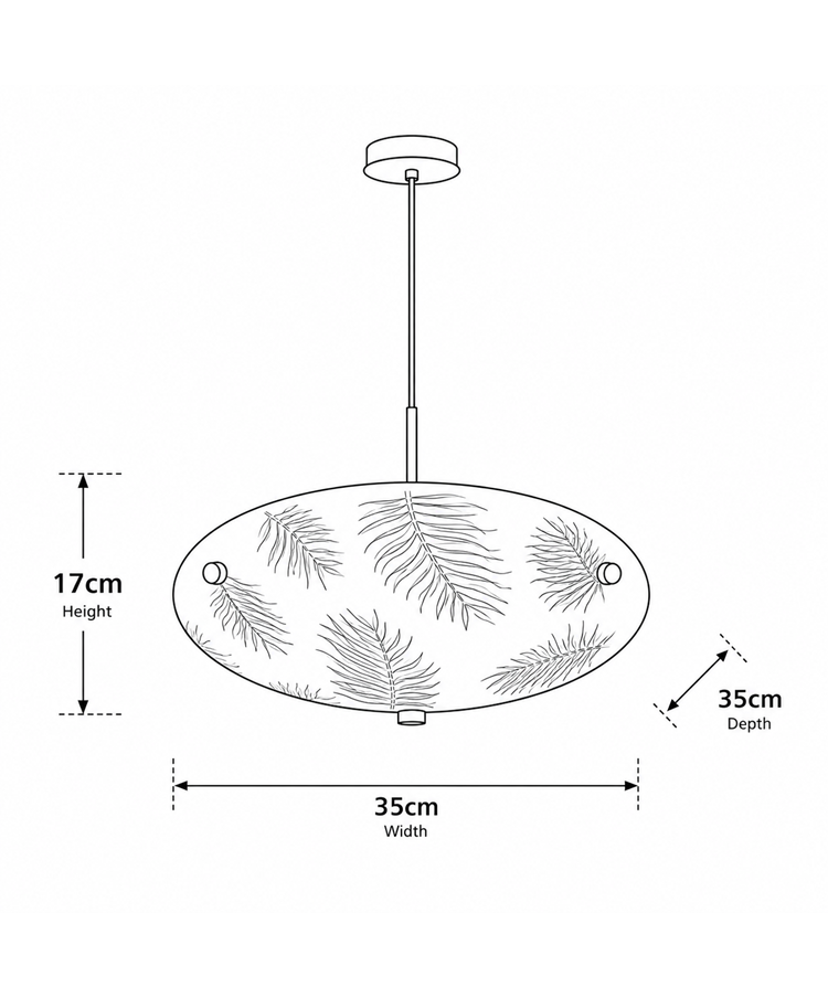 Areca Leaf Glass Ceiling Uplighter Pendant Shade - White & Clear - Easy Fit - Mo Areca Leaf Glass Ceiling Uplighter Pendant Shade - White & Clear - Easy Fit - Mo